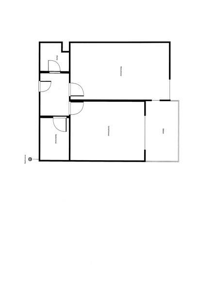 Gut geschnittene 2-Zimmer-Wohnung mit Balkon und Aufzug, 88427 Bad Schussenried