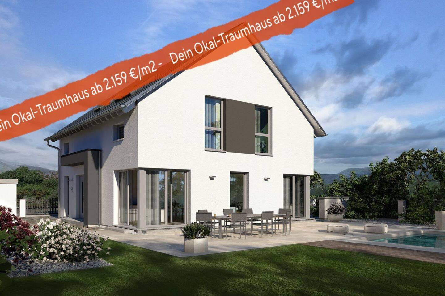 DAS LICHTDURCHFLUTETE KUBUS-HAUS, 34246 Vellmar (Hof Mondschirm)