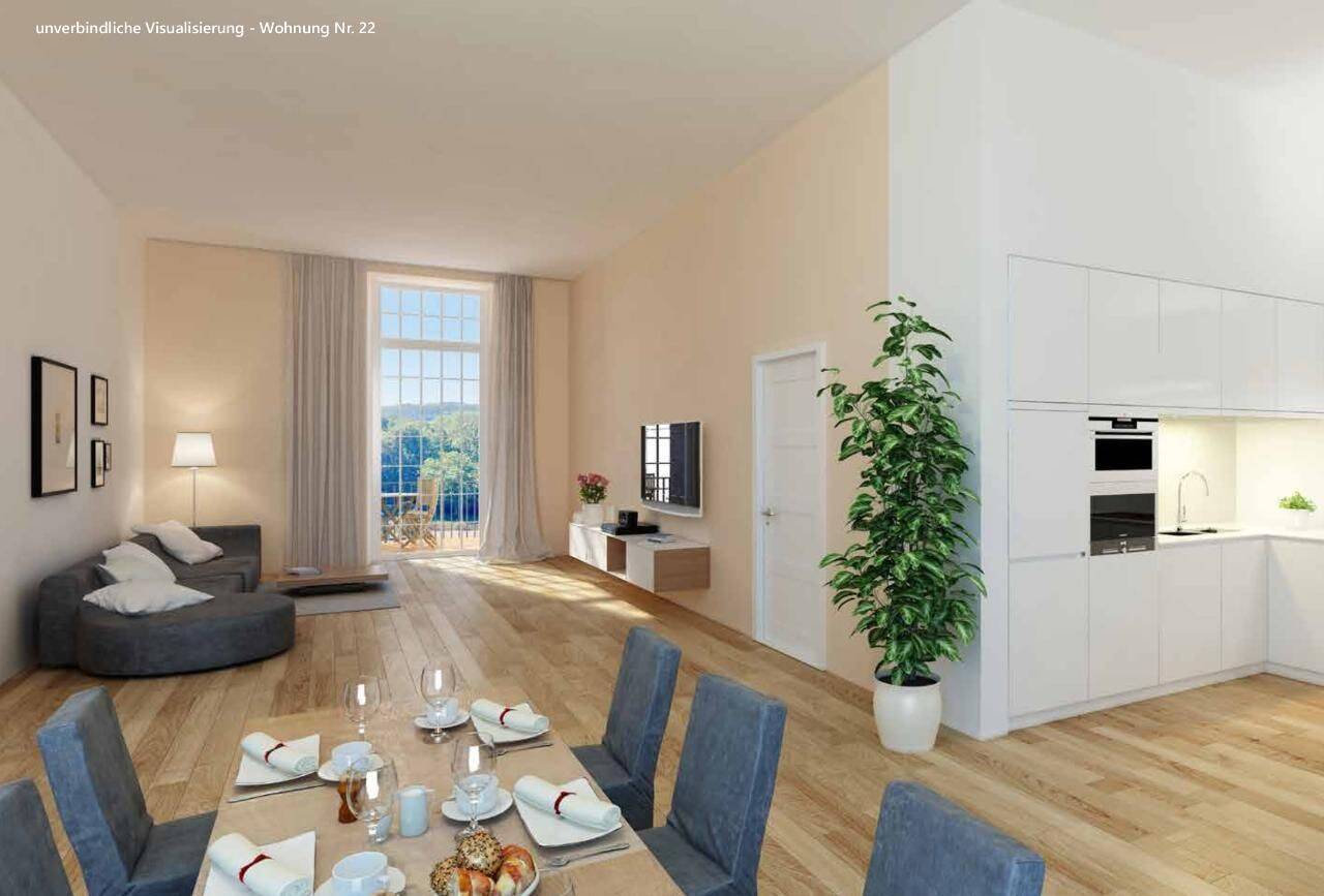 :-) Tolles City-Loft-Apartment mit Blick auf das neue Zentrum! 2-Zimmer mit EBK + FuBo-Heizung + Designbad + Parkett, 9557 Flöha
