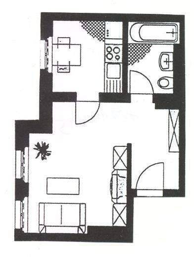 kleine Wohnung in ruhiger Lage – ideal für den Anfang