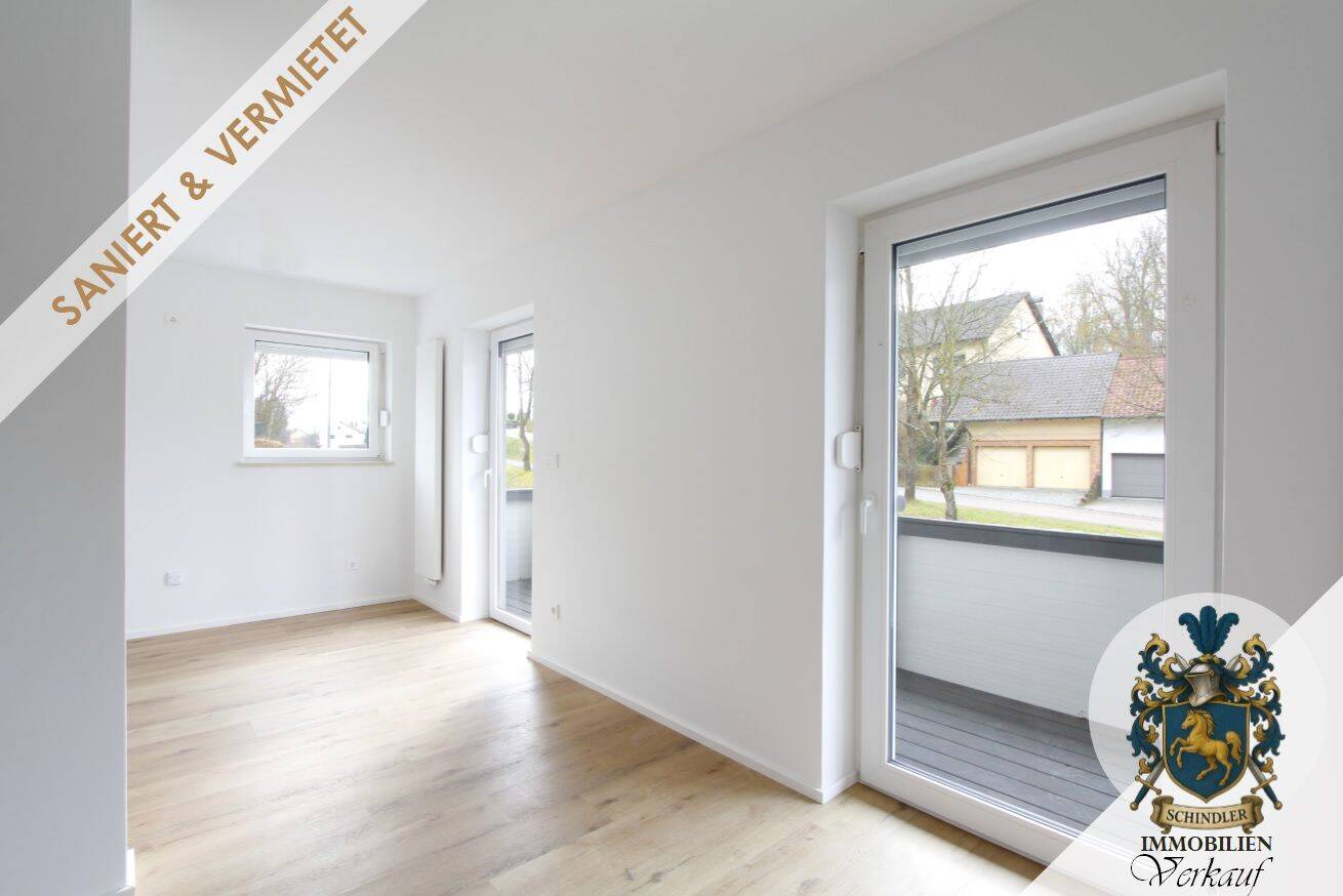 Vermietete Etagenwohnung mit zwei Balkonen, 93077 Bad Abbach