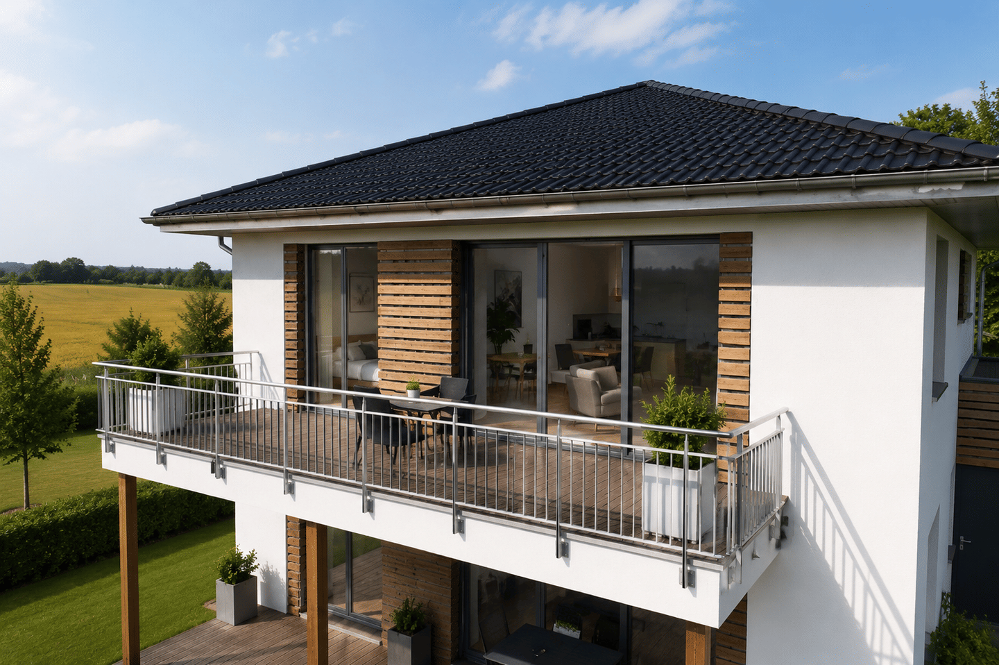 Hochwertige Obergeschosswohnung mit großem Balkon – nachhaltig, ökologisch und modern, 32312 Lübbecke