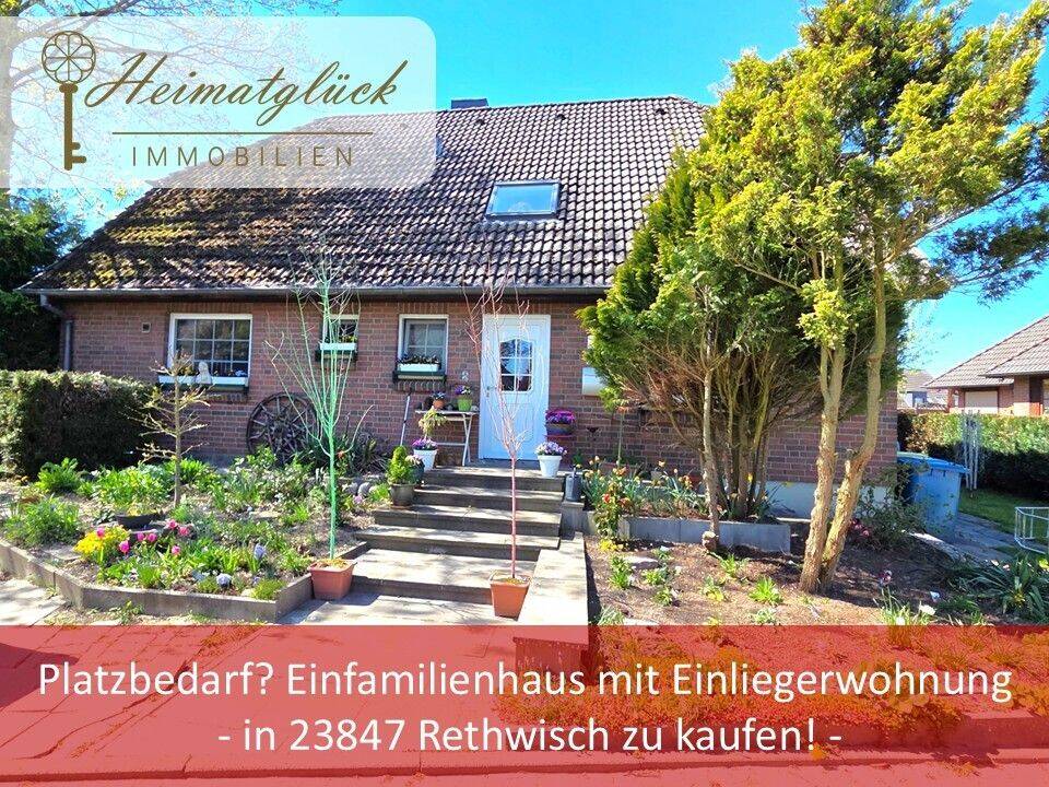 Platzbedarf? Einfamilienhaus mit Einliegerwohnung – zu kaufen in 23847 Rethwisch! –, 23847 Rethwisch