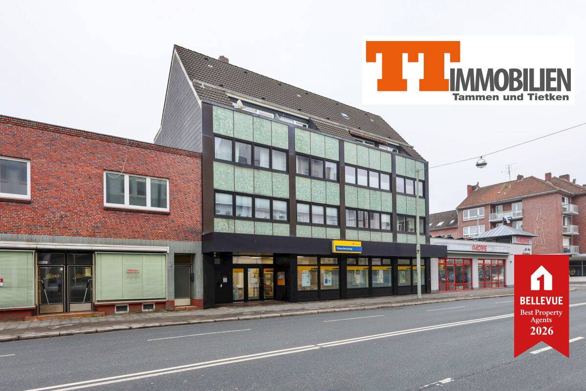 Zentral wohnen in Heppens: 3-Zimmer-Eigentumswohnung mit Laubengang und Stellplatz!, 26384 Wilhelmshaven (Heppens Heppenser Groden Innenhafen Innenstadt Neuende)