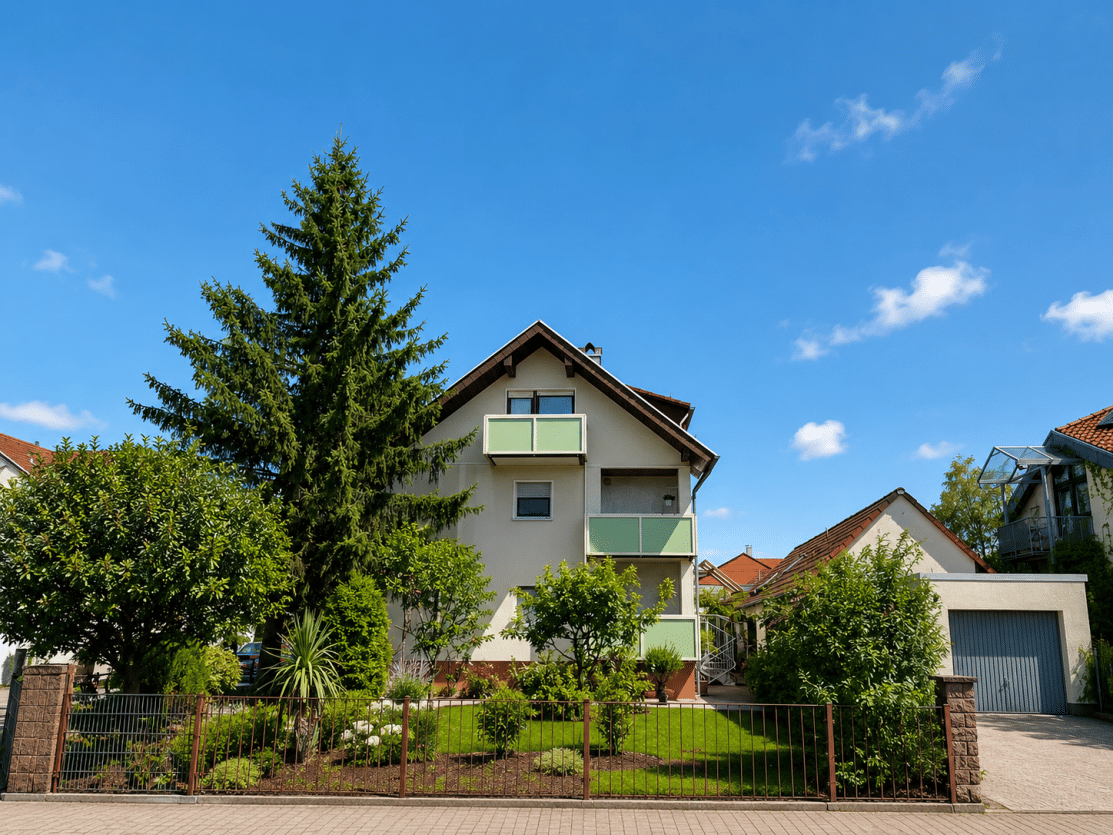 Dreifamilienhaus mit drei abgeschlossenen Wohneinheiten, Garten und Doppelgarage, 76316 Malsch
