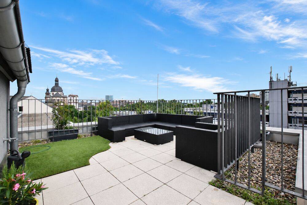 Prima Penthouse-/Maisonette mit Dachterrasse und Stellplatz, 68159 Mannheim (Jungbusch Mühlauhafen Quadrate)