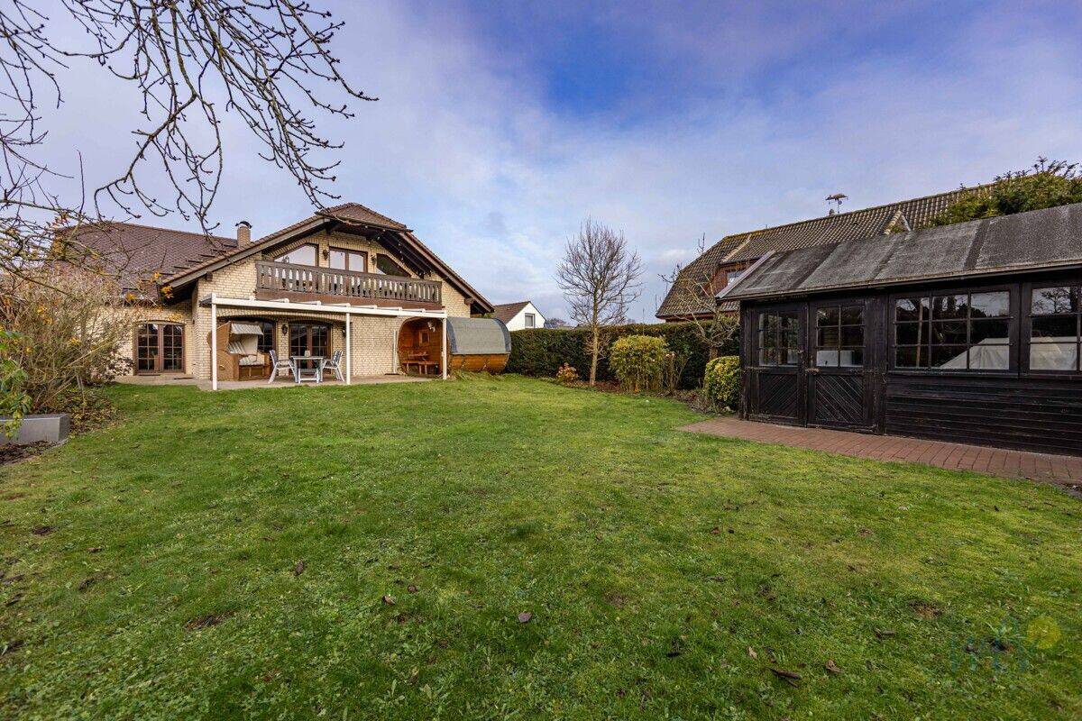 Traumhaus mit zwei Wohneinheiten – eine Ferien- und eine Dauerwohnung, Sauna, Garten und Stellplätze, 26757 Borkum
