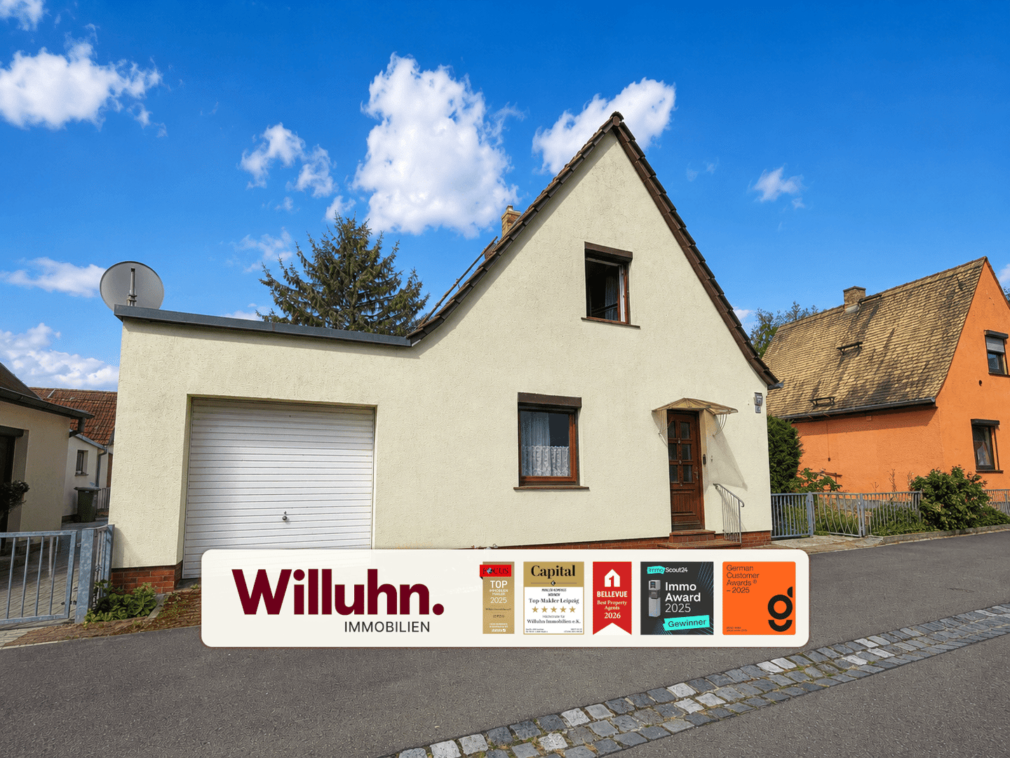 Wunderschöner Garten – Garage – Brunnen – Veranda – Terrasse – ruhige Lage – Nebengelasse, 4435 Schkeuditz