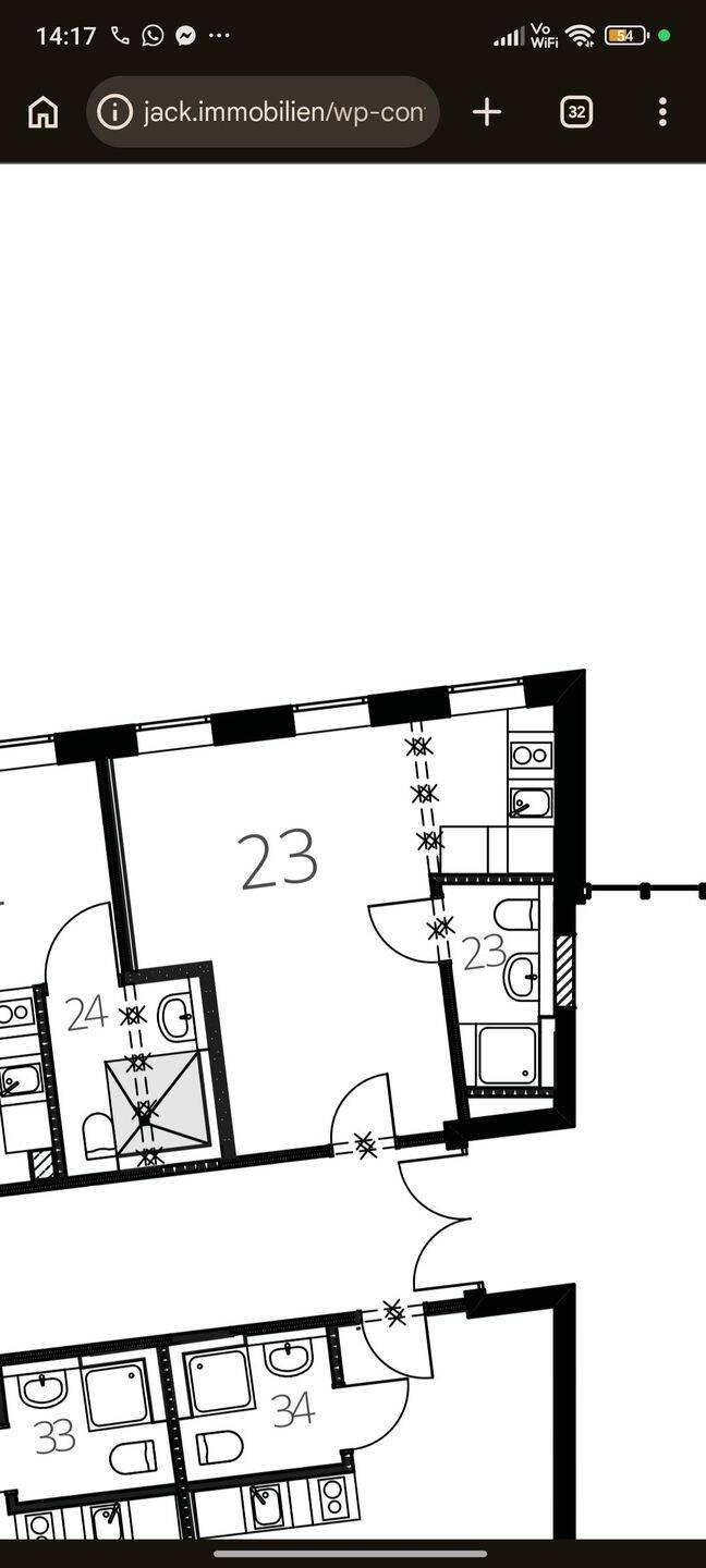 Möblierte Wohnung zu vermieten, 86156 Augsburg (Bärenkeller Kriegshaber Oberhausen Pfersee)