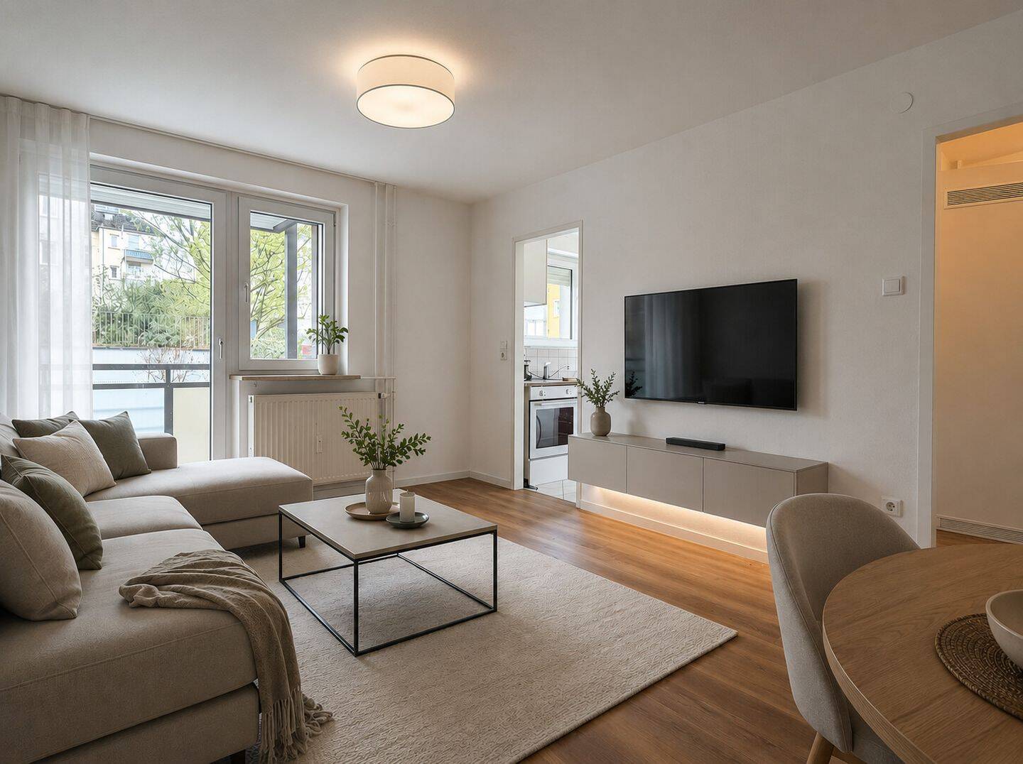 Gut geschnittene Zwei-Zimmer-Wohnung mit Süd-West-Balkon, 60489 Frankfurt am Main (Rödelheim)