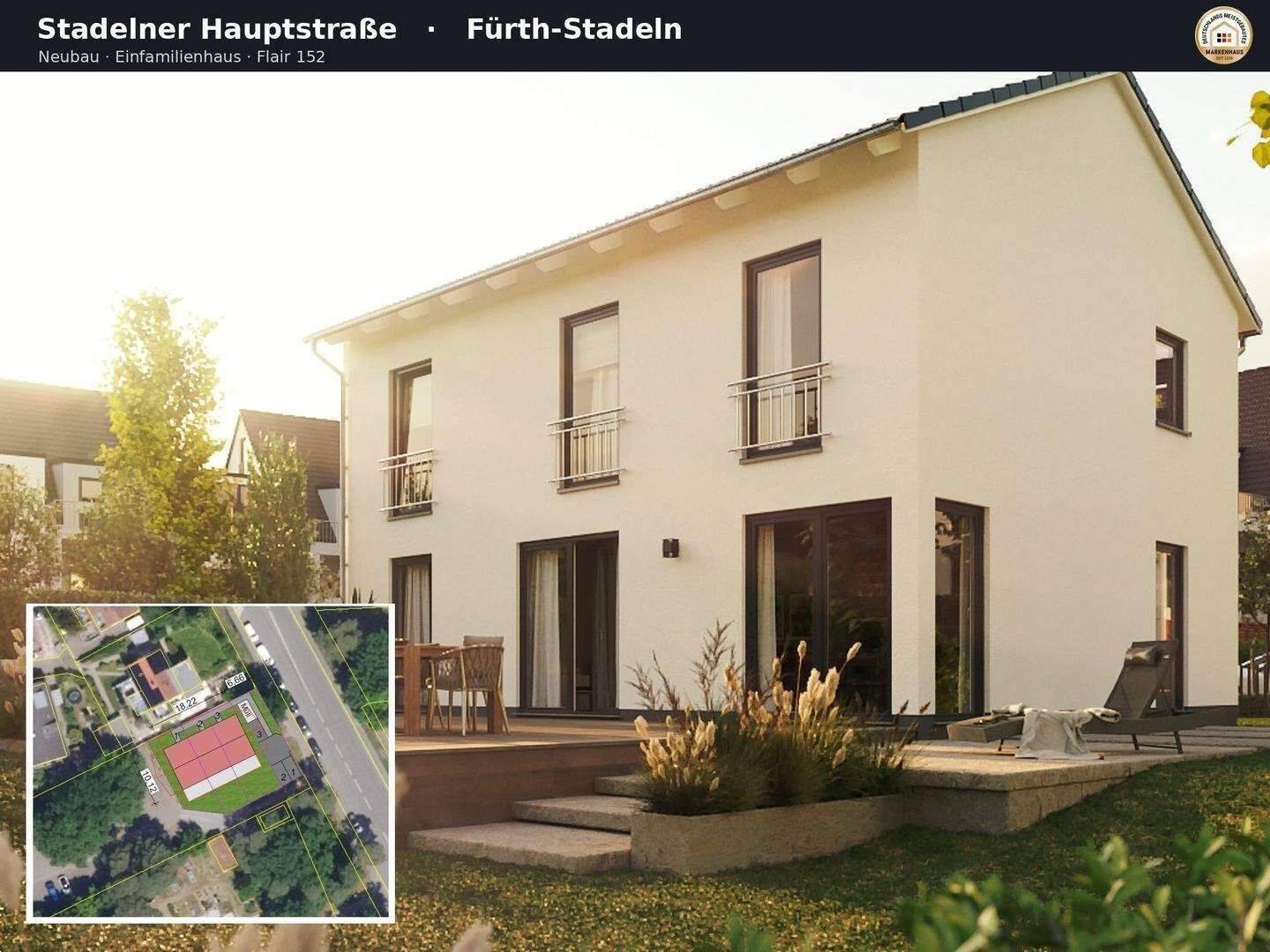 Fürth: Neubau EFH | Komplettpreis inkl. Grundstück & Baunebenkosten, 90765 Fürth