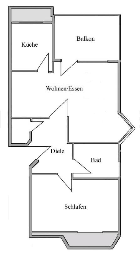 helle 2-Zimmer-Wohnung in Niederkassel-Mondorf, 53859 Niederkassel