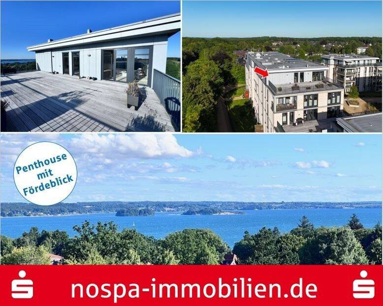 Penthouse mit spektakulärem Fördeblick – Wohnen auf höchstem Niveau in der „Alten Gärtnerei“, 24944 Flensburg (Fruerlund Mürwik)