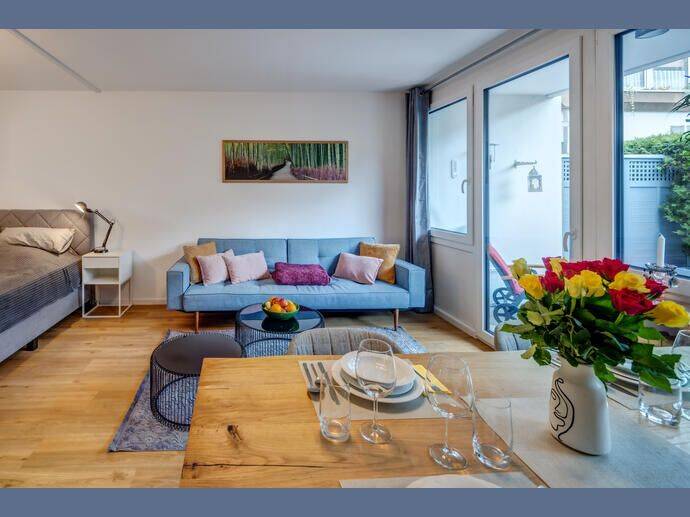 Möbliert: Charmantes Apartment in Sendling auf Zeit mieten, 81369 München (Sendling Sendling-Westpark Thalk. Obersendl.-Forsten-Fürstenr.-Solln)