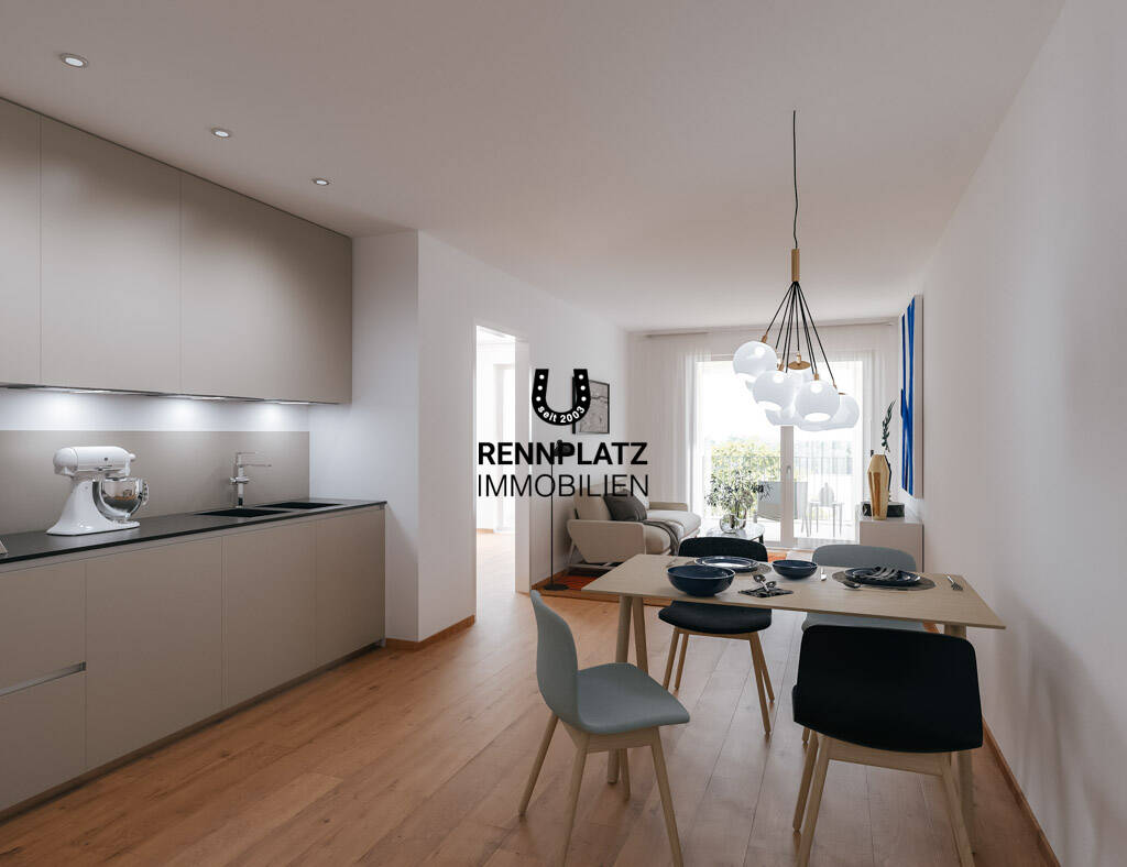 W11 | Galeriewohnung mit zwei Terrassen und Privatgarten im Regensburger Westen. KfW-40-QNG-PLUS.