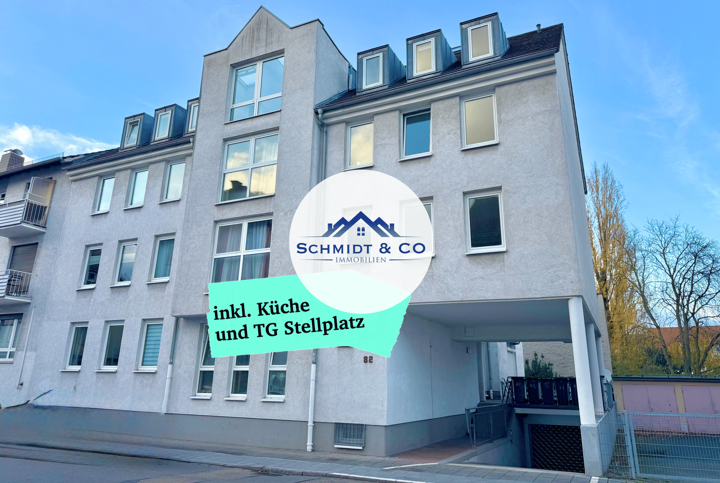 Wunderschöne Dachgeschosswohnung | Inkl. Küche & Tiefgaragenstellplatz | Schmidt & Co. Immobilien, 64283 Darmstadt (Darmstadt)