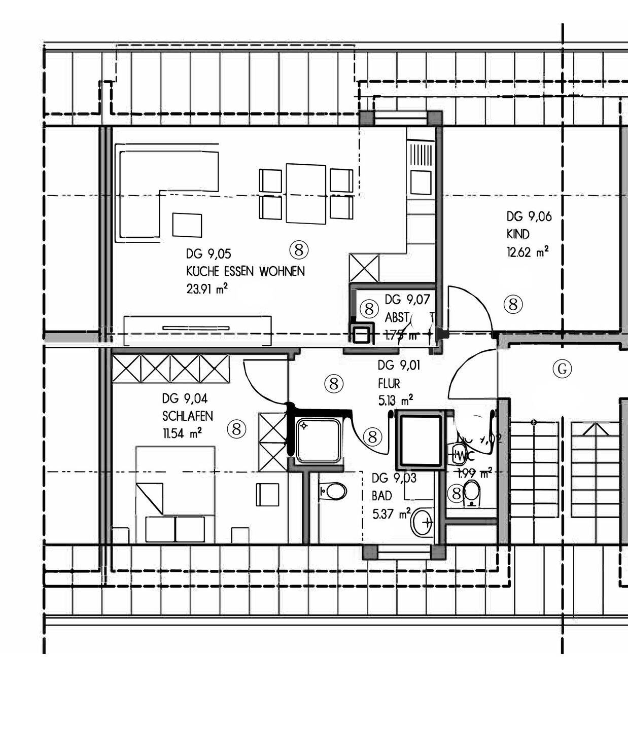 Ausbaupotenzial in Memmesldorf – Dachboden mit ca. 63,21 m² Wohnfläche, 96117 Memmelsdorf