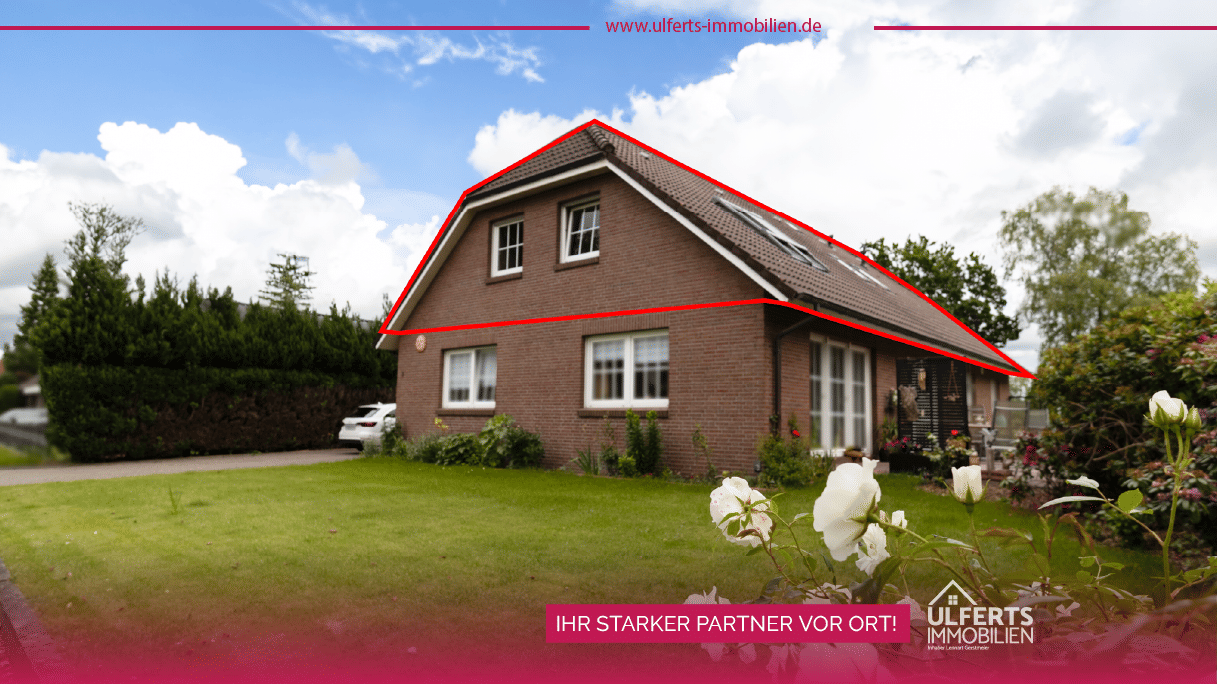 Top gepflegte Oberwohnung mit Terrasse und Gartenanteil in zentraler Lage von Warsingsfehn, 26802 Moormerland