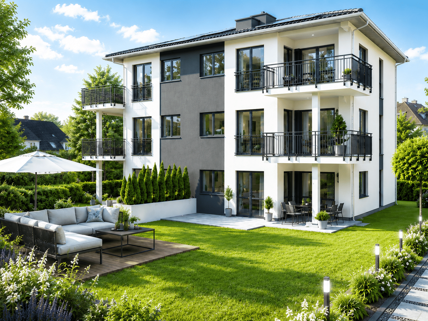 Bad Kreuznach Süd / Exklusive 3-Zimmer-Neubauwohnung mit eigenem Garten – Wohnen im Grünen von Bad Kreuznach, 55543 Bad Kreuznach