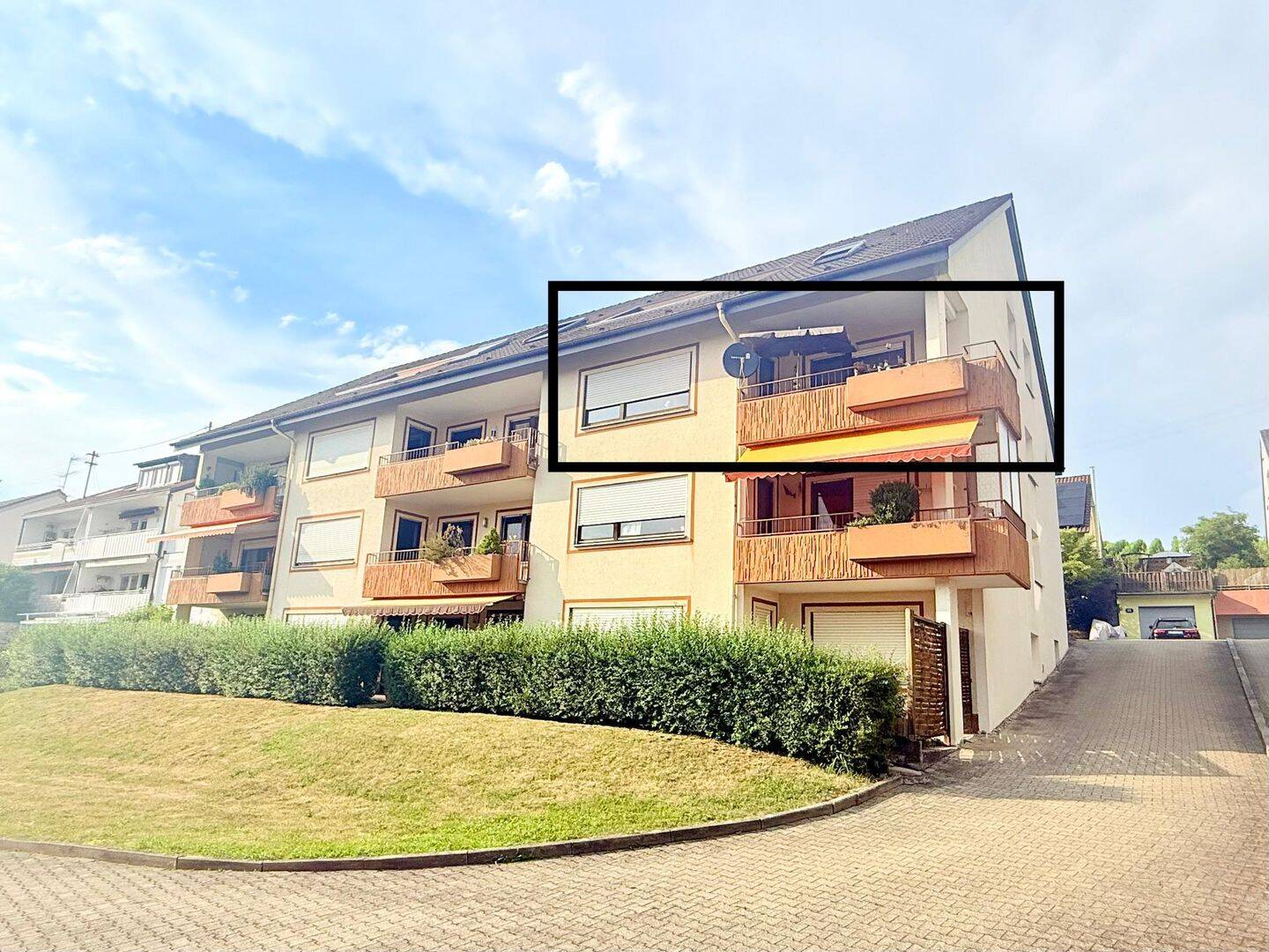 Seesicht in Meersburg: 4-Zimmer-Obergeschosswohnung Dornerweg, 88709 Meersburg