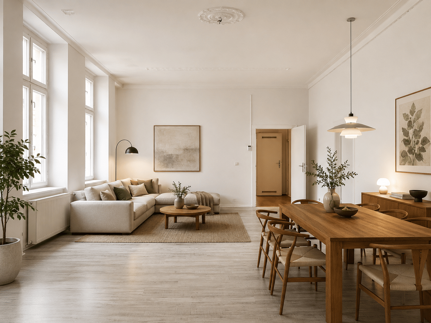 Bezugsfrei – Großzügige helle 3-Zimmer-Altbauwohnung, 13156 Berlin (Pankow Kleingartenanlage Alte Baumschule Niederschönhausen Rosenthal)
