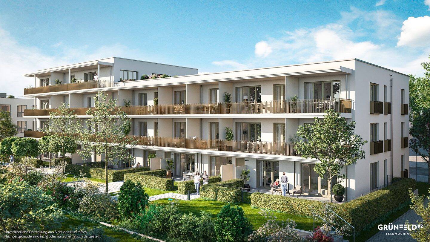 In Kürze bezugsfertig: 2-Zi-Whg. mit Südbalkon und Tageslichtbad, 80995 München (Allach-Untermenzing Feldmoching-Hasenbergl Moosach)