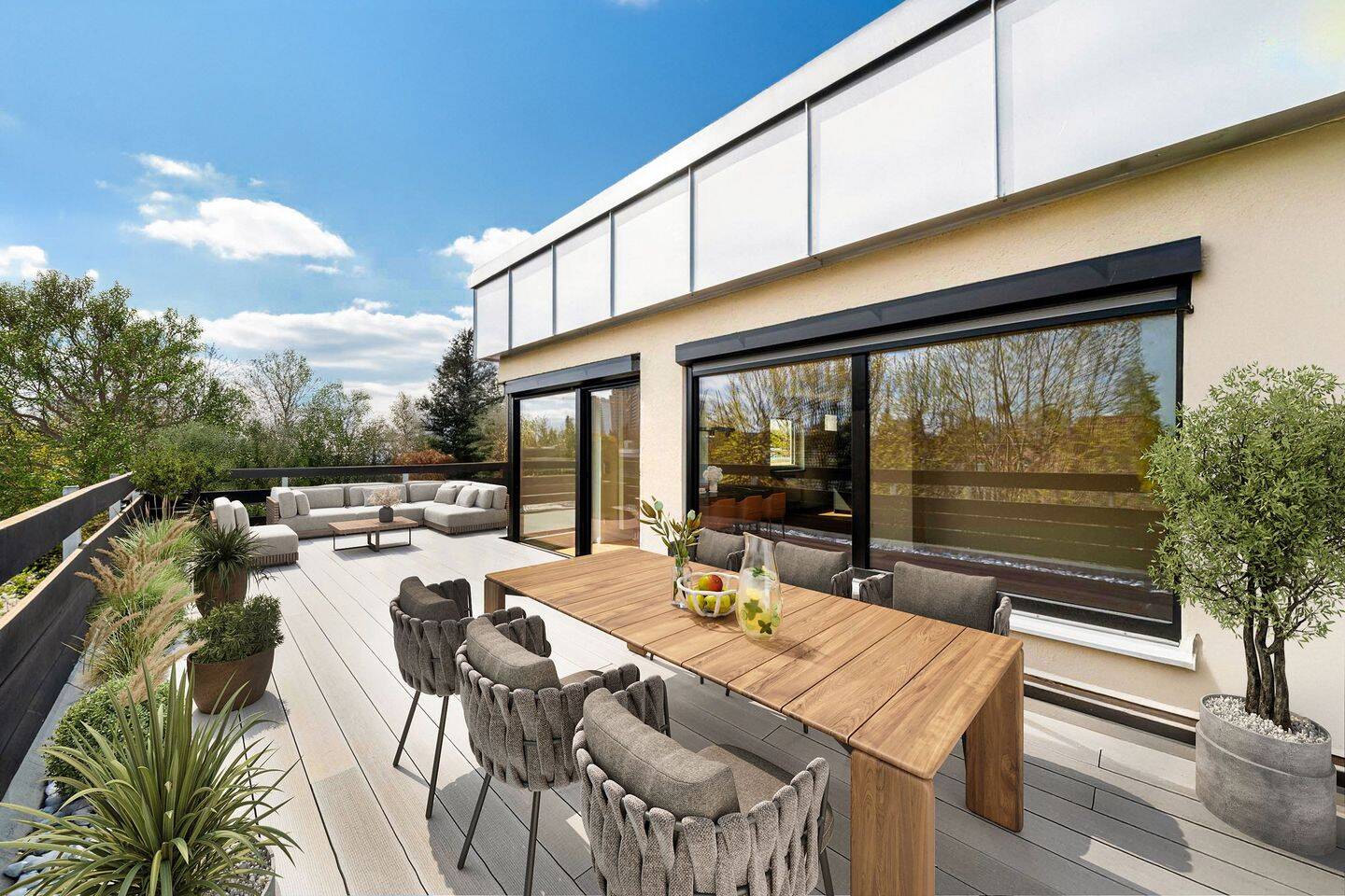 Raum, Licht, Höhe. Penthouse über den Baumkronen., 81925 München (Bogenhausen)
