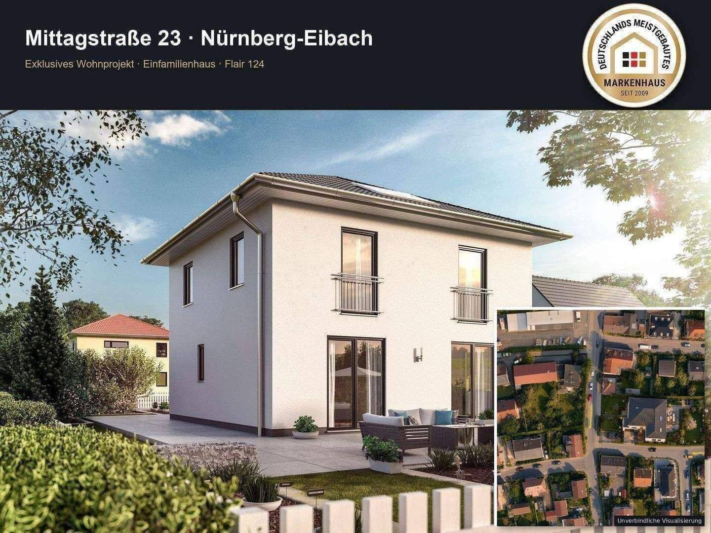 Nürnberg: Neubau Stadthaus | Komplettpreis inkl. Grundstück & Baunebenkosten, 90451 Nürnberg (Eibach Hafen Maiach Reichelsdorf Röthenbach bei Schweinau)