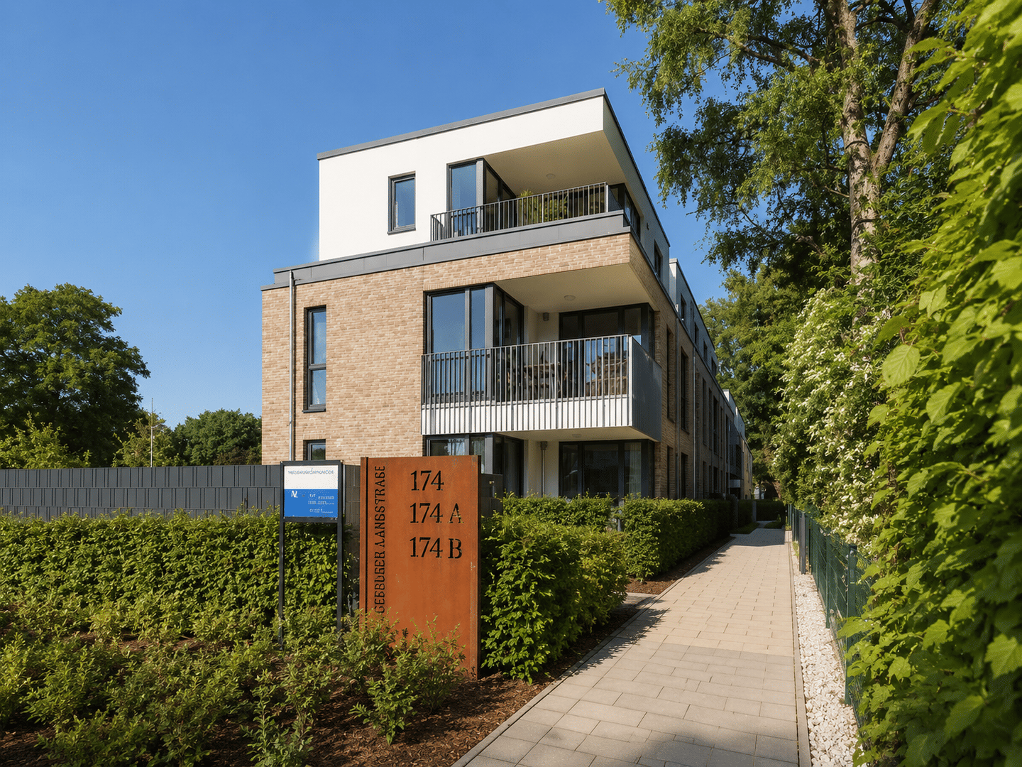 Erstbezug: Attraktive 2-Zimmer-Wohnung in ruhiger und grüner Wohnlage von Hamburg-Iserbrook, 22589 Hamburg (Altona Blankenese Iserbrook Osdorf Sülldorf)