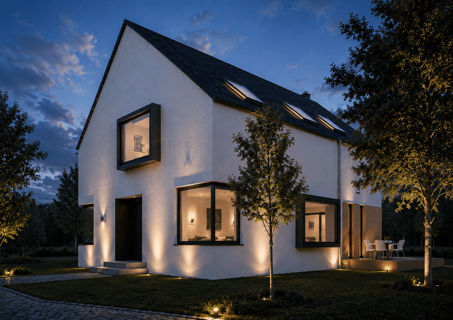 Individuell geplantes Einfamilienhaus mit Satteldach in Leipzig-Böhlitz-Ehrenberg, 4178 Leipzig (Burghausen-Rückmarsdorf Böhlitz-Ehrenberg)