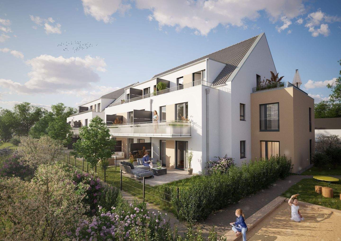 Hier dürfen Sie abschreiben: Neubau, sonniger Balkon, Gäste-WC, Lift und TG | degr. AfA mit 5% p.,a., 90552 Röthenbach a.d. Pegnitz