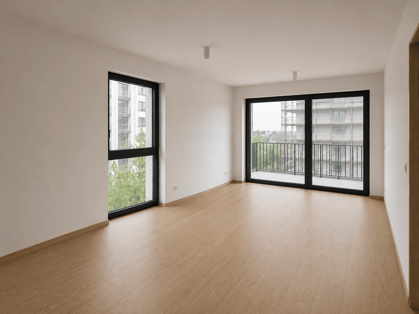 Exklusive Neubauwohnung mit 3-Zimmern, 2 x Balkon, Designbelag, HWR, Keller, Tiefgaragenstellplatz, 18059 Rostock (Biestow Gartenstadt/Stadtweide Hansaviertel Stadtmitte Südstadt)