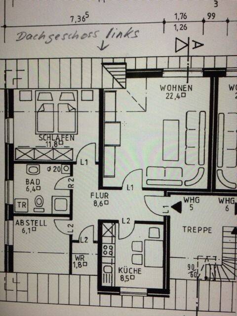 Dachgeschosswohnung in Bockhorn, 26345 Bockhorn