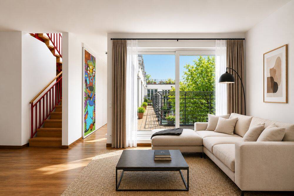 Bezugsfreie 3-Zi.-Penthousewohnung mit Terrasse und Stellplatz nahe Boxhagener Platz, 10243 Berlin (Friedrichshain-Kreuzberg Friedrichshain)