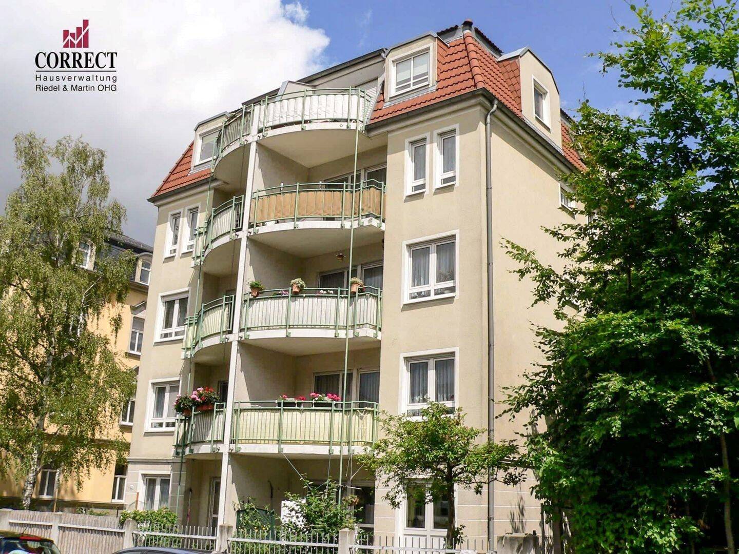 Helle Balkonwohnung in Löbtau-Süd, 1159 Dresden