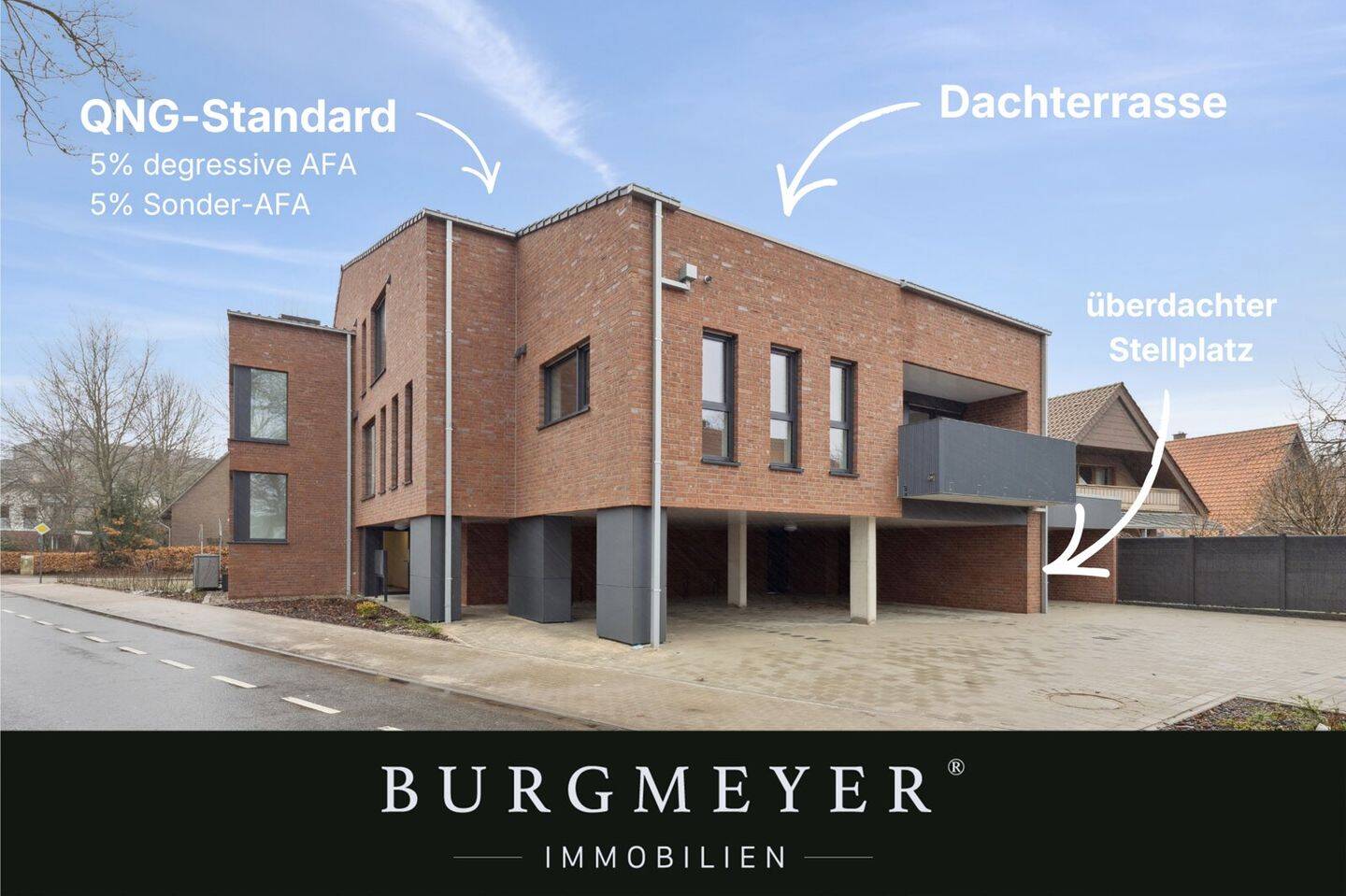 Das Penthouse, was keine Wünsche offen lässt! – Neubau, QNG, 143 m², Dachterrasse u.v.m., 49808 Lingen (Ems)