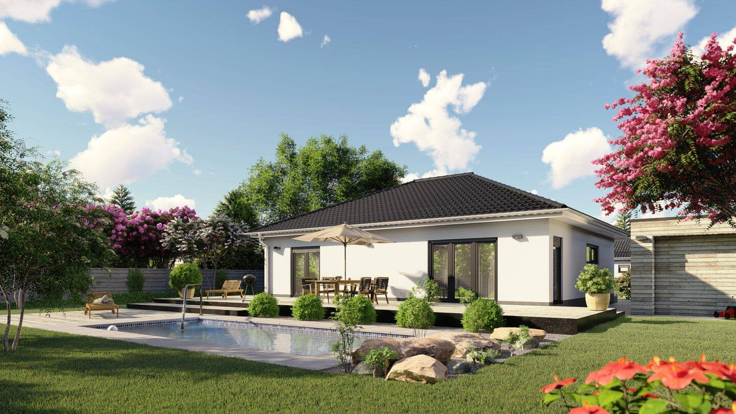 Bungalow “Nizza” schlüsselfertig inklusive Grundstück, 84478 Waldkraiburg