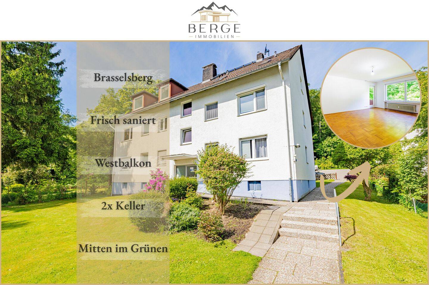 Ihre renovierte Wohnung am Brasselsberg!, 34132 Kassel (Bad Wilhelmshöhe Brasselsberg Niederzwehren Nordshausen Oberzwehren)