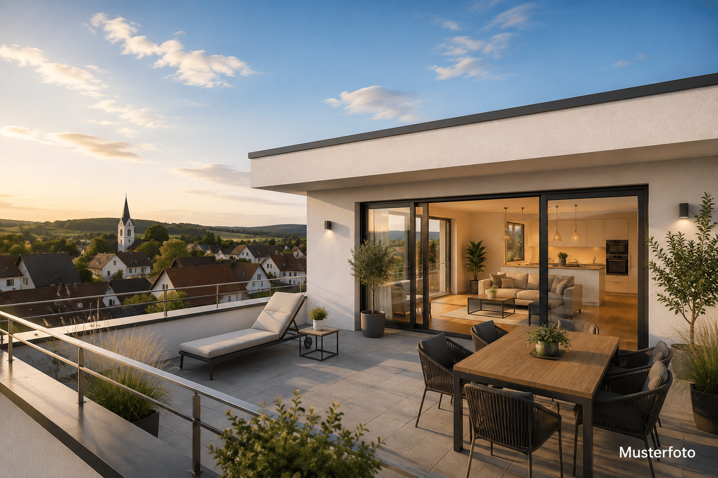 Neubau/Erstbezug – Exklusives Single – Penthouse mit Dachterrasse & Garage, 76694 Forst