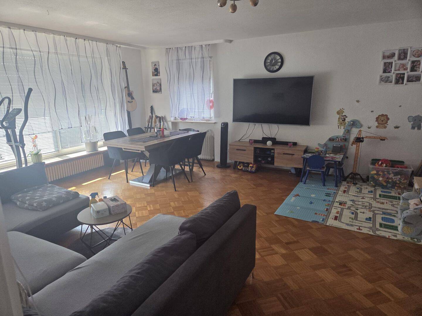 von Privat an Privat! Sonnige 5 Zimmer Wohnung mit Balkon und Gartenanteil in ruhiger aber zentraler Lage von Bad Staffelstein zu vermieten, 96231 Bad Staffelstein