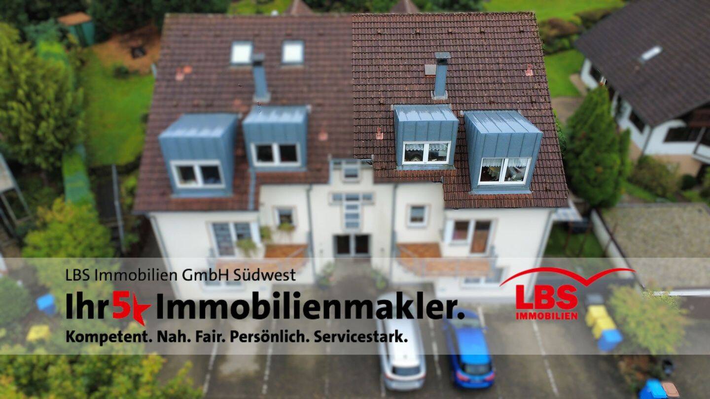 Vermietete Dachgeschosswohnung mit Balkon, Keller und Stellplatz in Zweibrücken, 66482 Zweibrücken