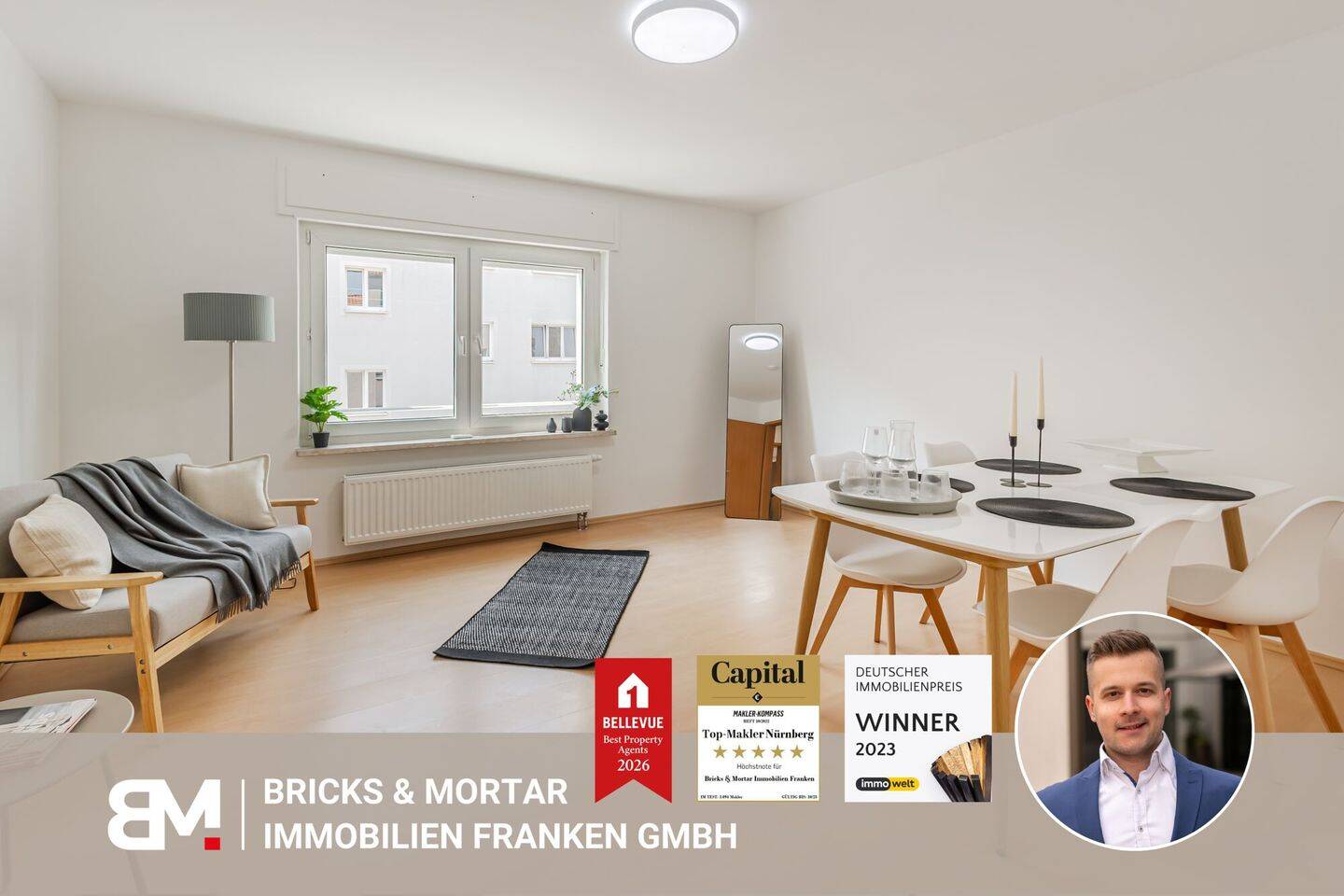 Renovierte 2-Zimmer Wohnung in Nürnberg, 90443 Nürnberg
