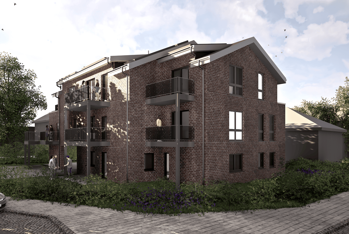 Moderne 2-Zimmer-Neubauwohnung mit Balkon und Stellplatz, 26131 Oldenburg (Oldb) (Bloherfelde Eversten)