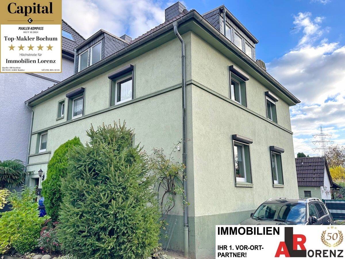LORENZ-Angebot in Hordel: 2- bzw. 3-Fam-Hs., gut modernis., ca 284 m²Wohn-/Nutzfl., ca. 1.000 m²Grd., 44793 Bochum (Hamme Hordel Innenstadt Weitmar Wiemelhausen)