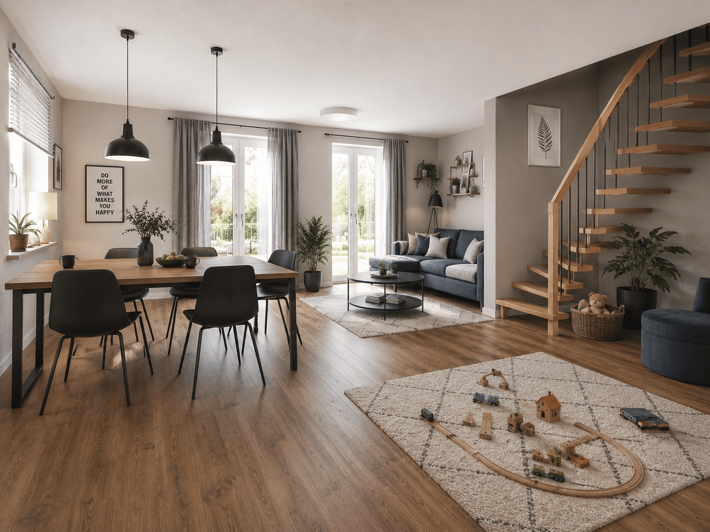 Karben: Alles inklusive & bezugsfertig – moderne Neubau-Doppelhaushälfte mit S-Bahn-Anschluss, 61184 Karben