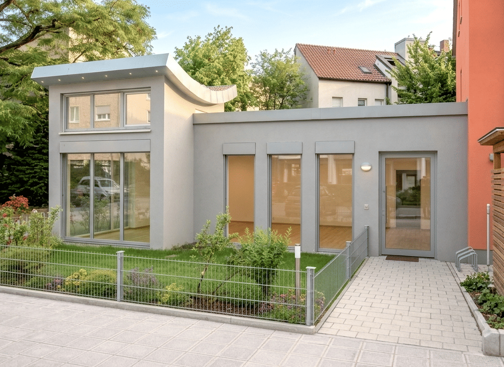 Urban wohnen in ruhiger Lage, EG & UG mit genehmigter Wohnnutzung, 90461 Nürnberg