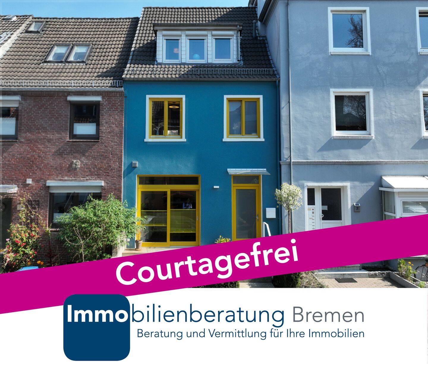 Modernisiertes Reihenhaus mit viel Platz, Dachterrasse und hochwertiger Ausstattung in Findorff, 28215 Bremen (Bahnhofsvorstadt Findorff-Bürgerweide Regensburger Straße Weidedamm)