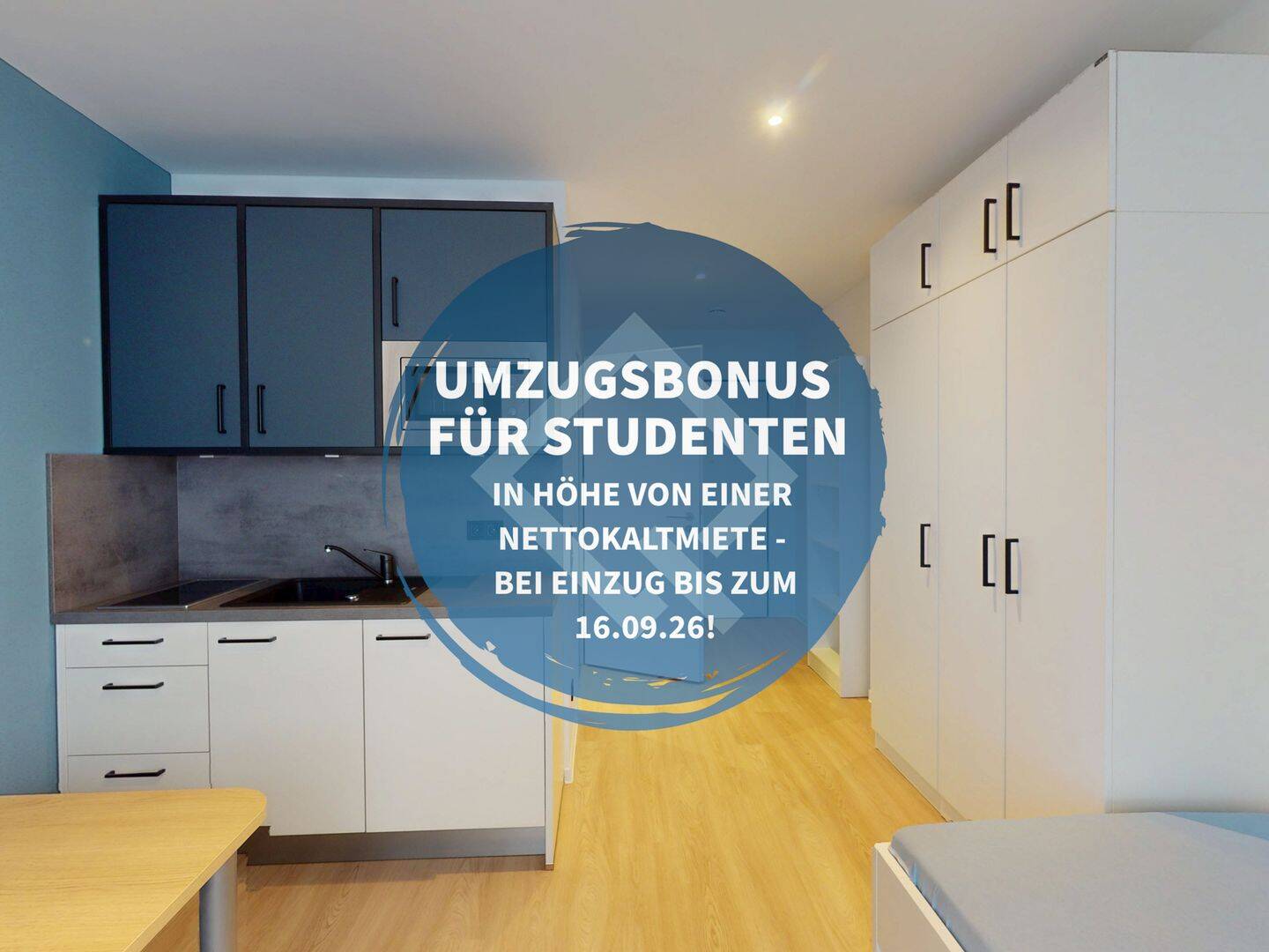 1 Monat mietfrei! Studentenwohnen neu gedacht – möbliertes Apartment im Quartillion, 65197 Wiesbaden (Biebrich Dotzheim Wiesbaden)