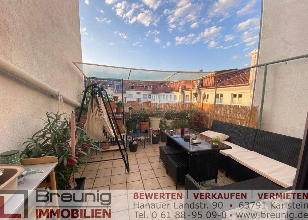 Moderne 3-Zi.-Wohnung mit Dachterrasse & Garage im Stadtzentrum, 63450 Hanau