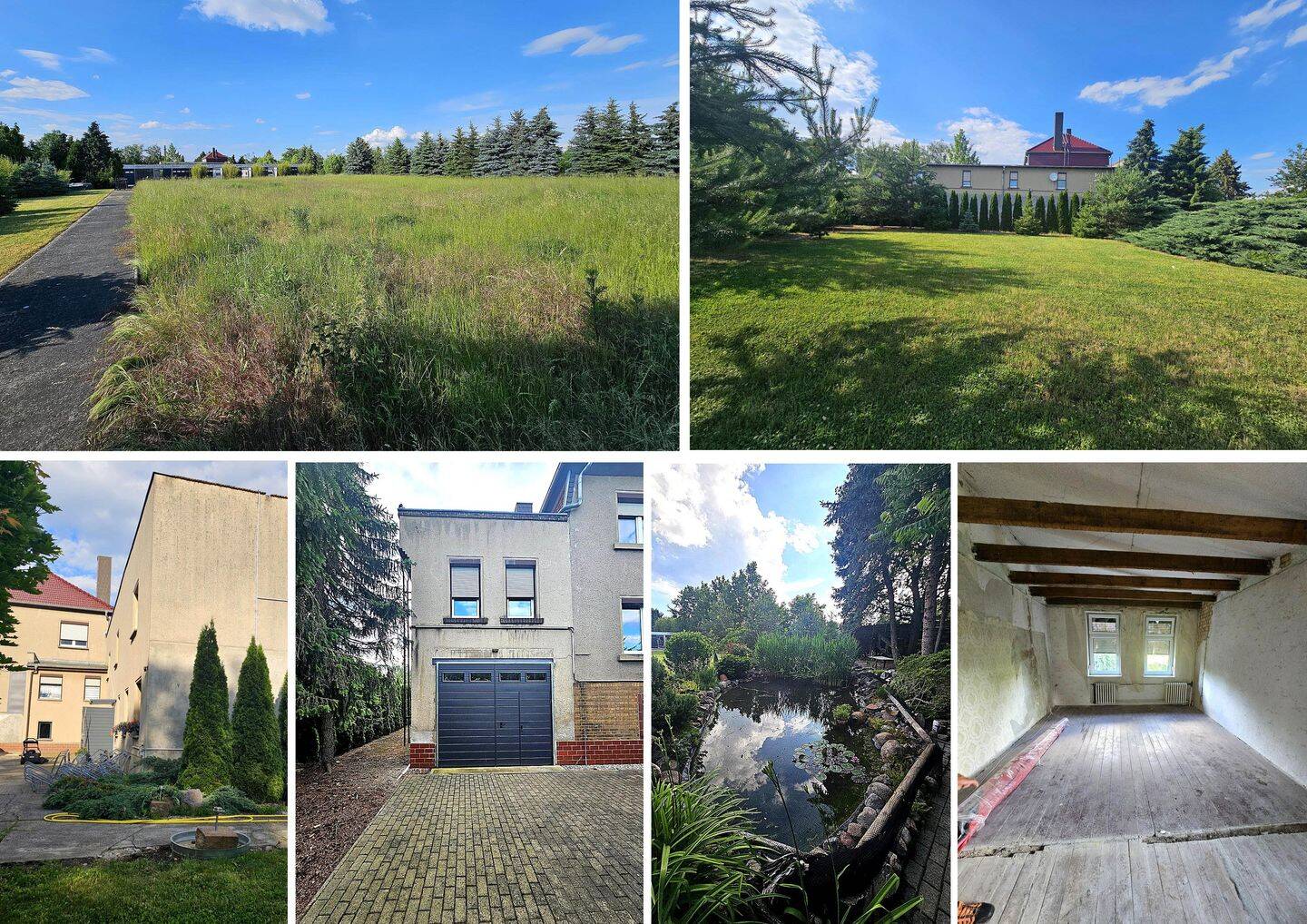 Ca. 3.555 m² eingezäuntes Grundstück mit ca. 550 m² BGF Bestand (EFH, 3 Garagen, Werkstatt), 4288 Leipzig (Holzhausen Liebertwolkwitz)